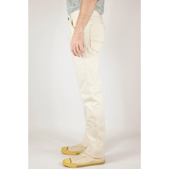 Left Field NYC Jeans Natural Cone White Oak Work Uniform Denim USA Sz. 30x28 - Picture 4 of 13